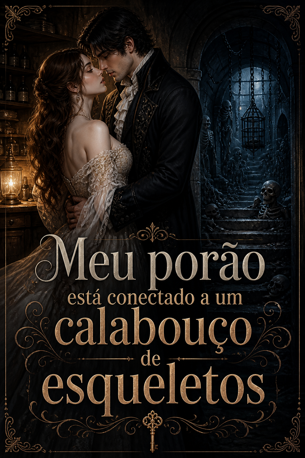 Meu porão está conectado a um calabouço de esqueletos